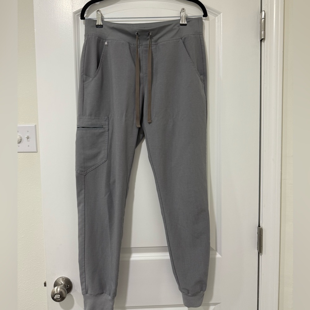 Figs Gray Joggers with Relaxed Tapered Fit